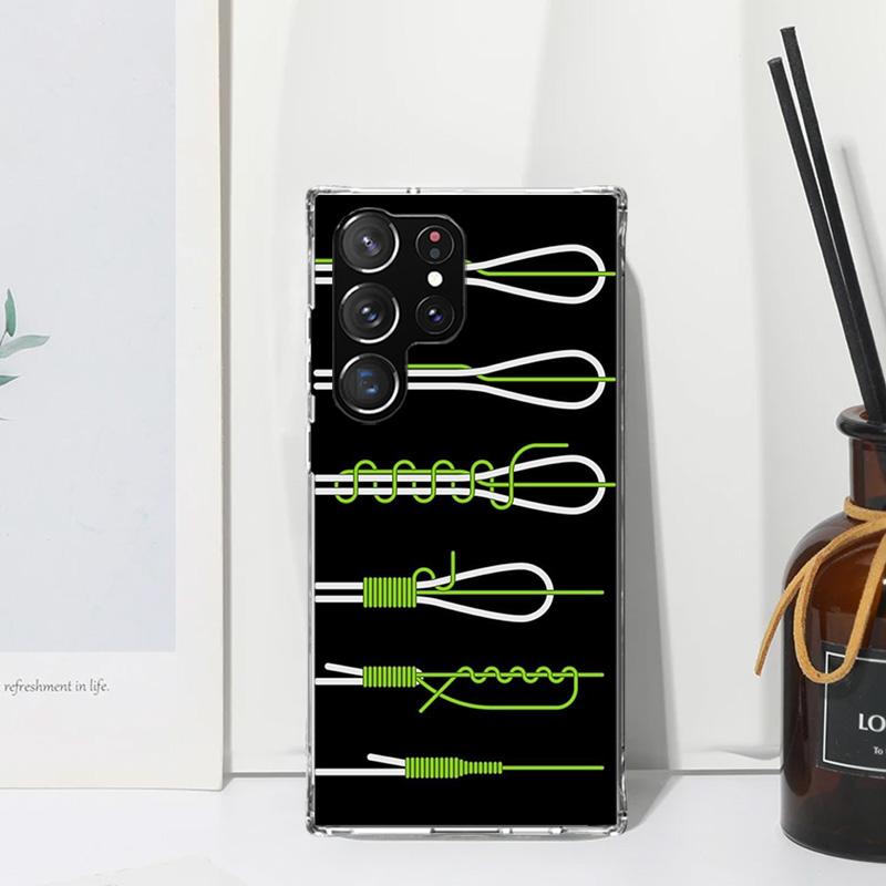 Carp Fish Fishing Rod Hook Phone Case For Samsung Galaxy S26 S25 Edge S24 FE S23 S22 Ultra S21 Plus S20 + Art Fundas Back Cover