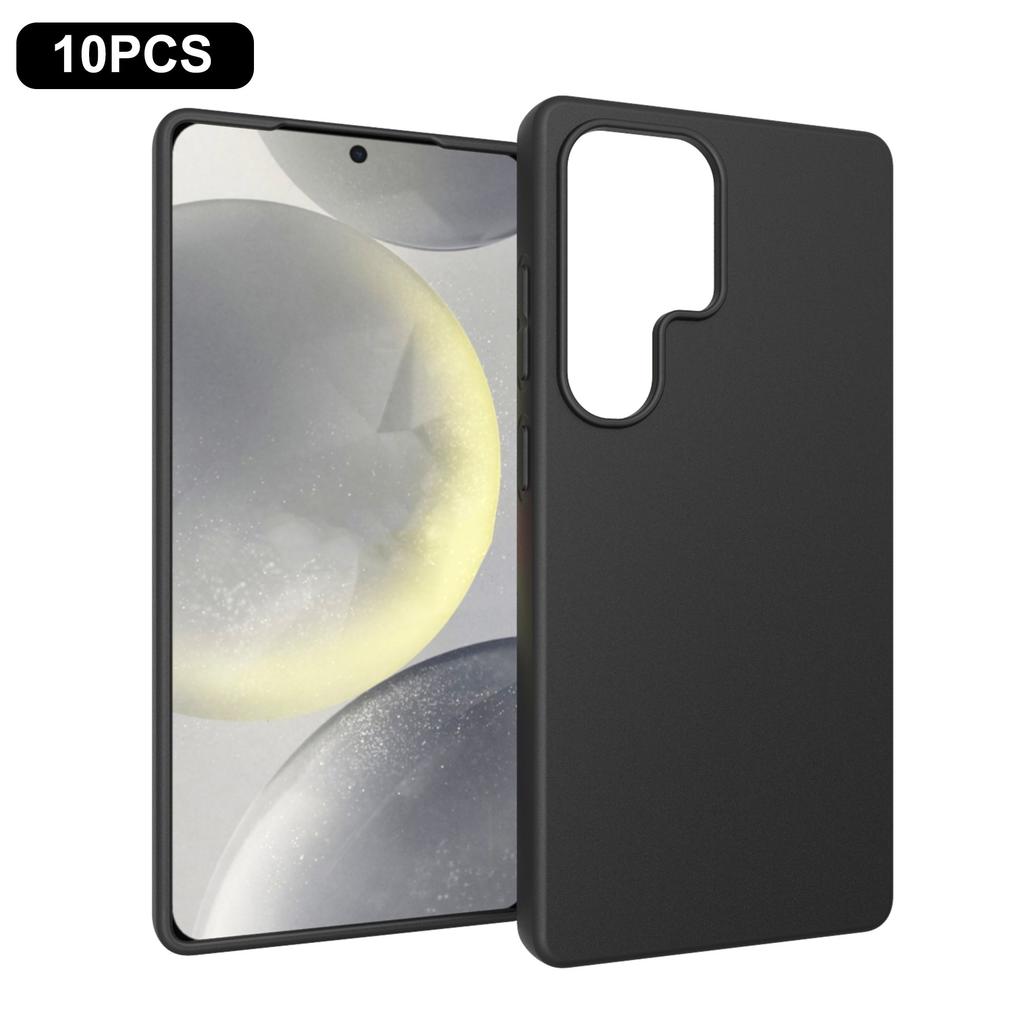 10Pcs/Pack For Samsung Galaxy S25 Ultra Case Anti-Fingerprint Soft TPU Protective Cover