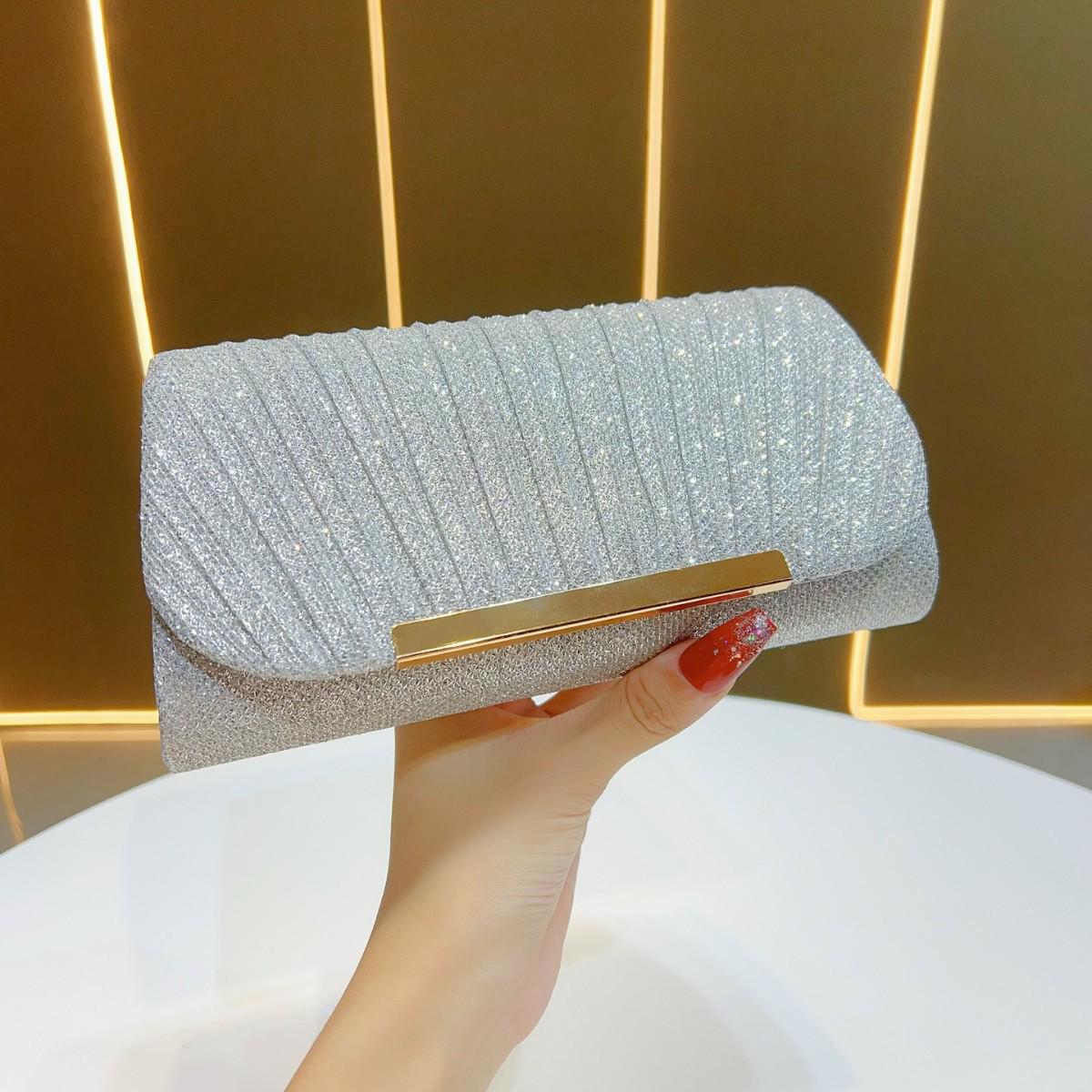 

Luxury Pleated Clutch: Lightweight Evening Crossbody & Wallet for Women