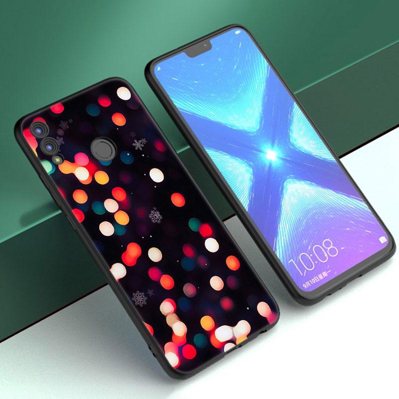 

Чехол с рисунком «Веселое Рождество» для Huawei Honor 10X Lite 7A 7S 8A 8S 8C 8X 9A 9C 10i 20i 30i 20S 20E 9X Pro 10 8 Lite, черный чехол Honor 30i