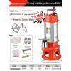 Stainless Steel Submersible Cutter Sewage Pump