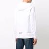 Emporio Armani EA7 Logo Letter Print Hooded Long Sleeve Sweatshirt Men Sweatshirt White 6KPM69-PJBWZ-1100