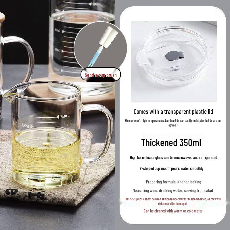 ZISIZ Glass Measuring Cup with Scale