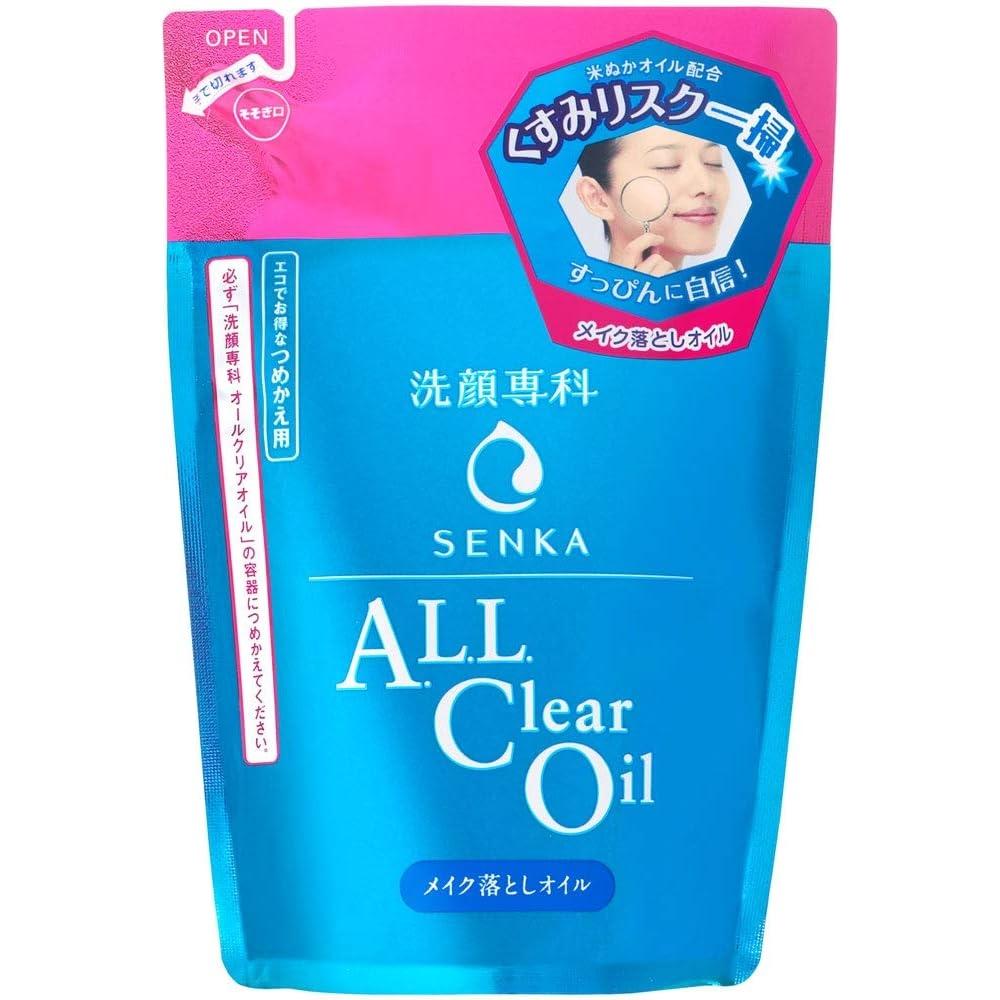 [Набор из 3 шт.] Очищающее масло для лица Senka All Clear Oil, сменный блок 180 мл