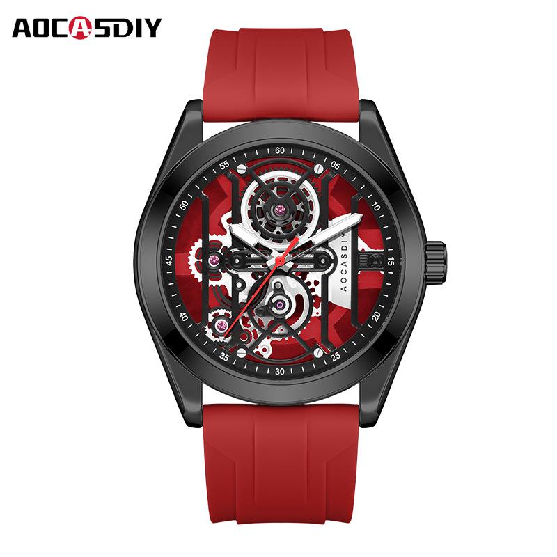 Aocasdiy Fashion Premium Men S Watch Simple Silicone Strap Men S Watch Batch