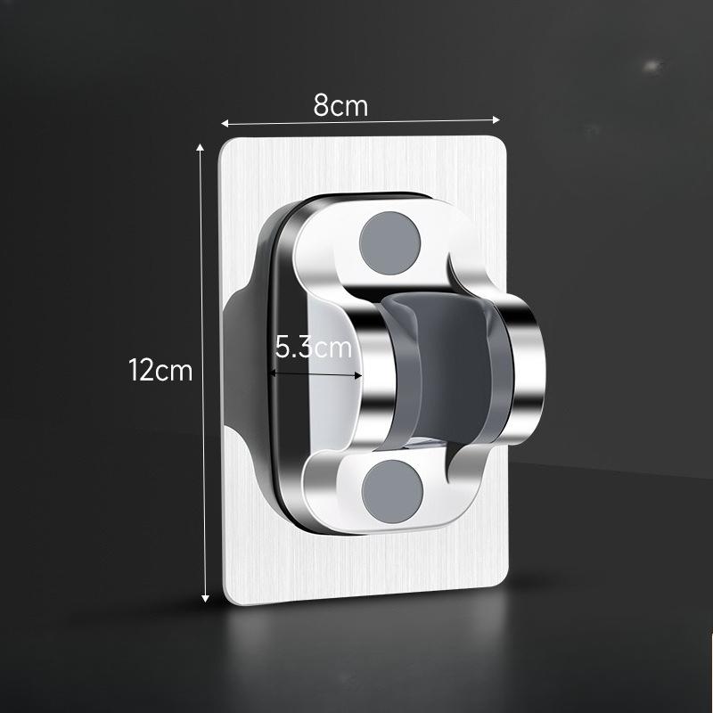 No Need for Drilling, Adjustable Showerhead Bracket, Bathroom Shower Head, Rain Shower Lotus Pod, Fixed Wall Base