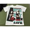 Harajuku Retro Drolandmiller Ansiktstryck Goth Stil Grafiska T-shirts Män Kvinnor T-shirt Streetwear Y2k Toppar Herrkläder T-shirt