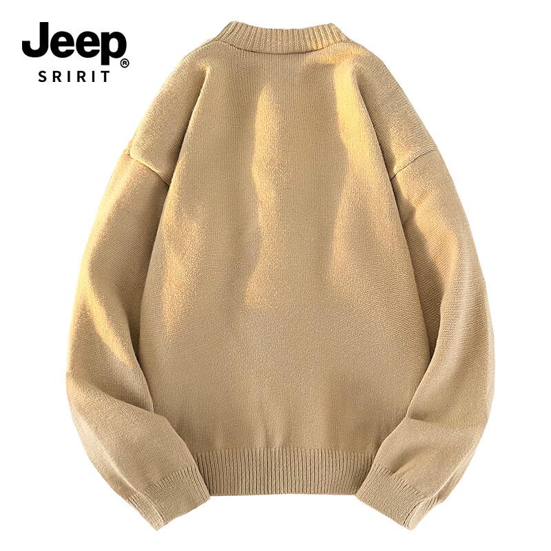 JEEP SPIRIT Men's Casual Long Knit Cardigan 633