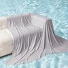 Summer Cooling Blanket Ice Silk Skin-friendly Breathable Lightweight Quilt for Air Conditioner Room Travel Blanket for Camping