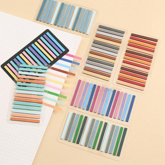 Page Marker Colorful Index Labels 300Pcs Neon Sticky Flags Translucent Repositionable Waterproof PET Tabs