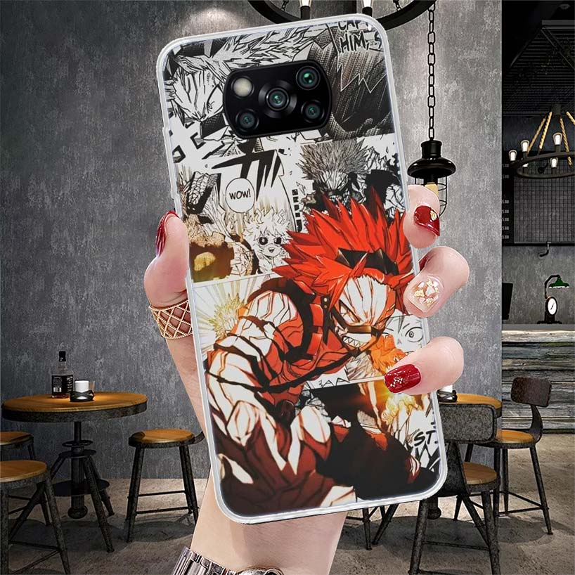 My Hero MHA Deku Phone Case For Xiaomi Redmi 15C 15 13C 13 Poco X5 X6 X7 F7 Ultra M7 12C 12 10 10C 9C 9A 9T 9 Fundas Poco X3 X4