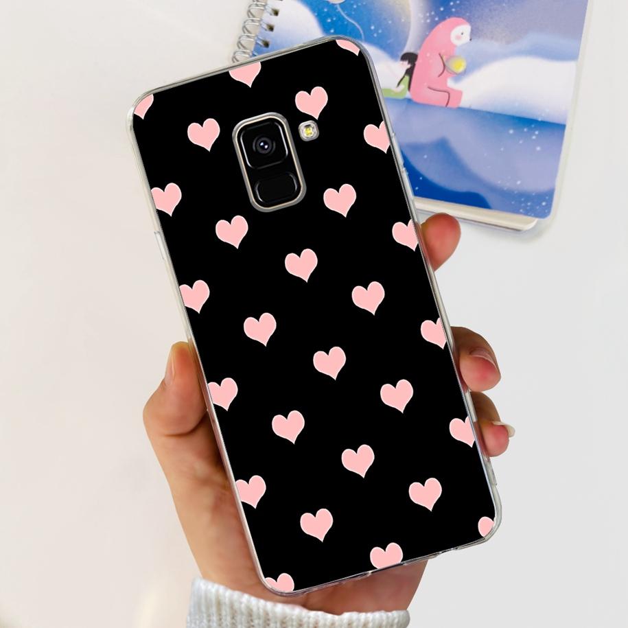 For Samsung Galaxy A6 A8 Plus Case 2018 Case Fashion Butterfly Soft Clear TPU Phone Cover For Samsung A6+ A8+ A 6 A 8 2018 Funda