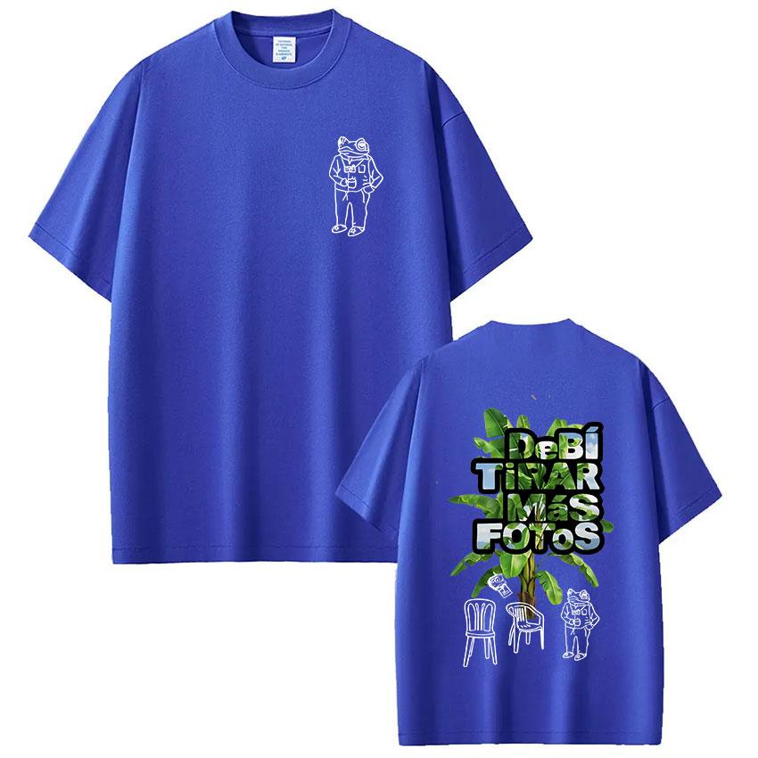 Rapper Bad Bunny T Shirts Debi Tirar Mas Fotos DTMF Tshirts Unisex Women Clothing Fashion 100 Cotton Oversized Tshirt Streetwear
