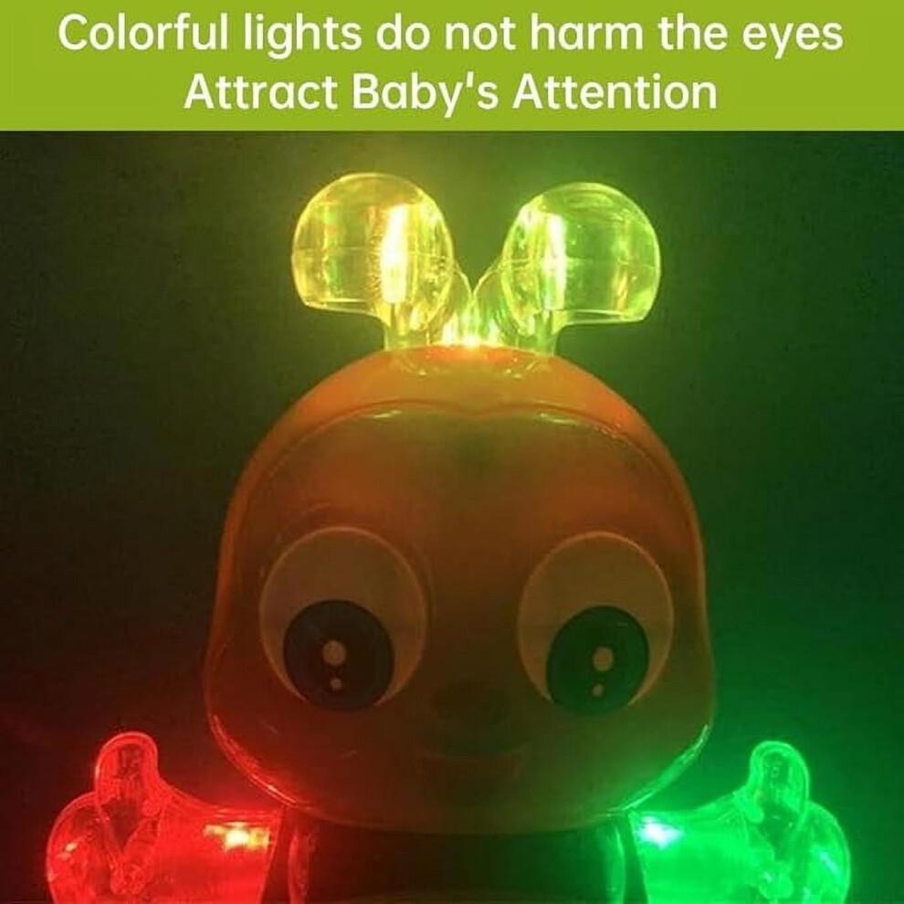 Baby Dancing Moving Dancing Bee Toy With Lights Music Toys Age 3-12 Months, with Preschool Learning Sensory Toys Legs Move Body Eyes
