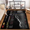 Formula 1 Saudi Arabia Circuit Design Non-slip Rug Suitable for Living Room and Bedroom Sofas.