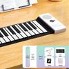 Smart 88-Key Foldable Electronic Piano Keyboard for Beginners - Portable and Multifunctional