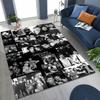3D The Vampire Diaries Damon Salvatore Rug for Bedroom Living Room Sofa Home Doormat Decor, Large Kids Play Non-slip Floor Mat