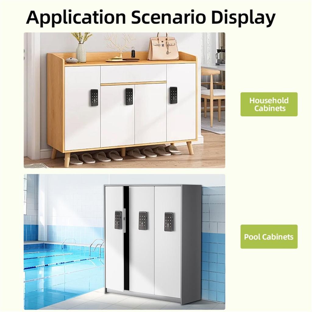 A89X Smart Electronic Combination Locks for File Cabinets Office Touch-Sensitive Locks Home Wardrobe Locks Cabinet Locks