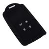 2pcs Black Silicone Remote Key Cover Case Fit For Renault Koleos Kadjar Megane Espace 2016 2017 2018 2019 2020