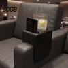 Organizador de Reposabrazos para Silla de Salón con Bandeja, Almacenamiento para Cabello con Soporte para Teléfono/Vaso, Bandeja Lateral de Plástico para Estilista, Mesa de Belleza para Artículos Personales del Cliente Se Adapta
