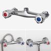 Hot and Cold Out Water Inlet Valve Metal Double Shower Faucet Valve Modern Diverter Valve