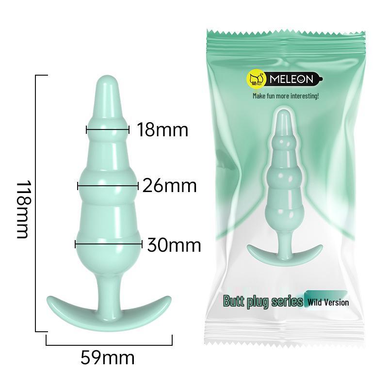 Raupen Analkristallstöpsel & Dornen Kristallhülle Herren Tragbares Penisring-Set