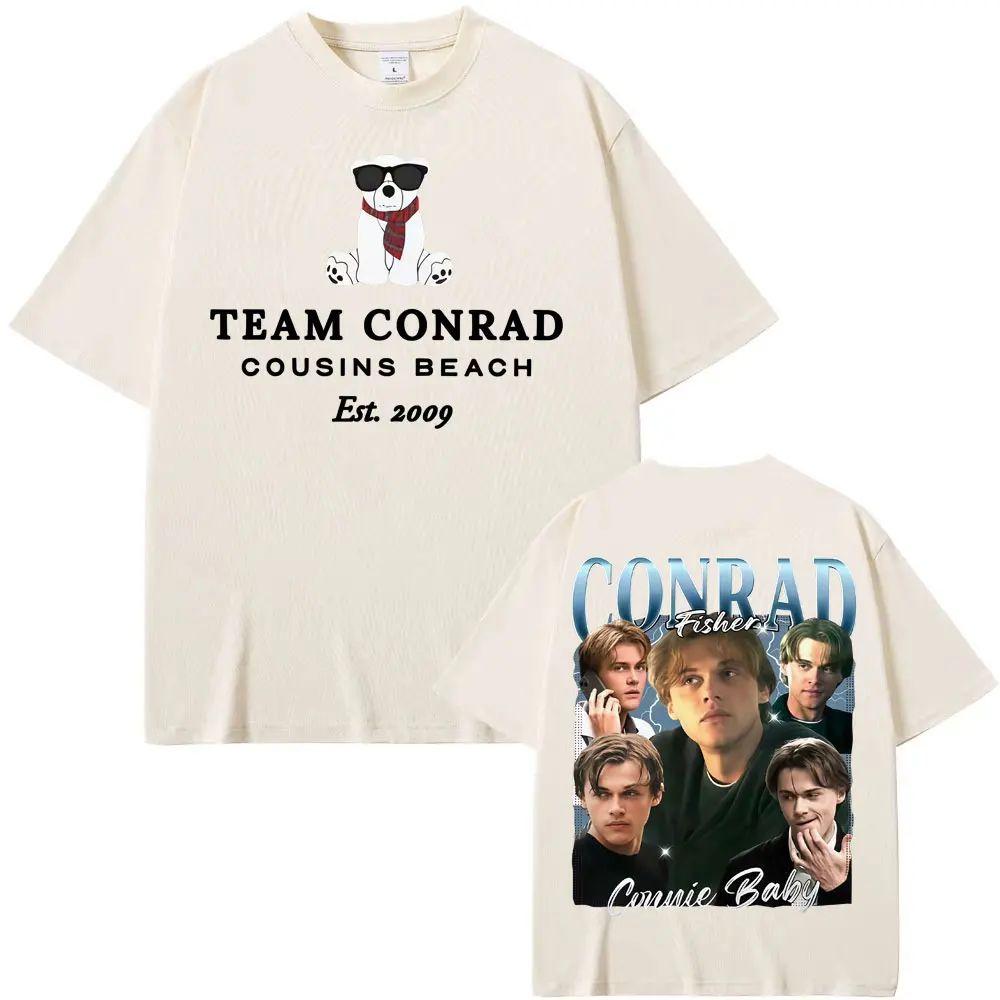 Conrad Fisher Movie Y2k Tee Shirt Team Conrad Cousins Beach Merch Tshirt Y2k Harajuku High Quality Oversized T Shirt Unisex