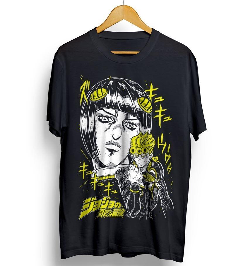 Giorno Giovanna T-shirt JoJo's Bizarre Adventure Anime Manga Gift Shirt All Size