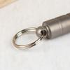 Pure Titanium Single-Barrel Whistle With Cord Outdoor Portable Emergency Survival Camping Hiking Exploring Camping Whistle