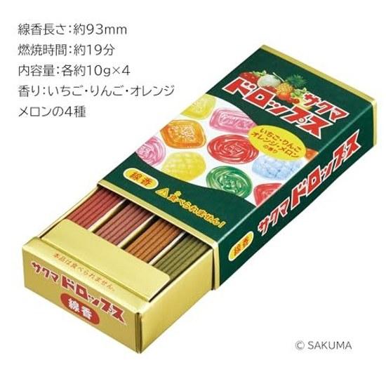 Kameyama Sakuma Drops Mini Incense Sticks Approximately 10g 4 Types 160 Collaboration