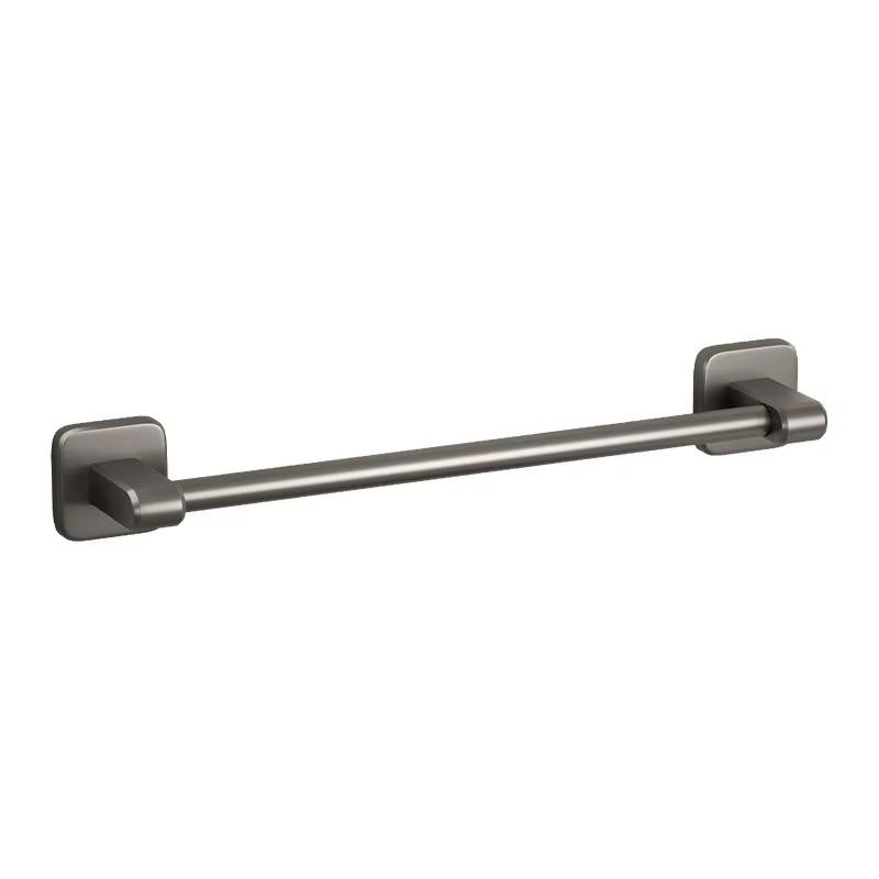 No-Drill Wall-Mounted Towel Rack Storage Rack for Bathroom Single Rod Organizer for Toilet Sink Bathroom Hygiene Space Saver