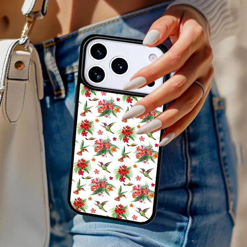 

Hummingbird Phone Case For iPhone 17 Air 14 15 13 12 Max Cover For Apple 14 15 16 16e 11 Pro Max Plus iPhone 13pro