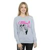Disney Damen-/Damen-Cruella-De-Vil-Sweatshirt mit Kragen
