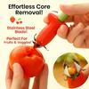 1Pc  Strawberry Cherry Huller - Corers with Stainless Steel Blade for Efficient Core Removal, Kitchen Gadgets and Stuff for Easy Food Preparation