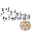 5pcs/set DIY Fondant Cake Decor Snowflake Biscuit Stainless Steel Cookie Cutter Mold