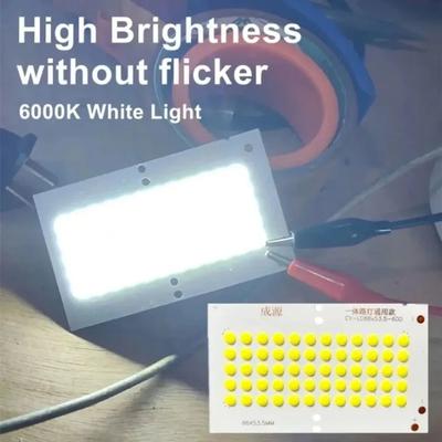 2PCS Solar Light Source Chip LED Portable Camping Light DC 3V Integrated Chip Spotlight Bulb Accessories White Light COB Lamp