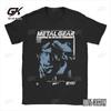Mężczyźni Kobiety MGS1 Solid Snake Gra Koszulka Metal Gear Bawełniane Góry Zabawne Koszulki z Krótkim Rękawem Koszulki z Okrągłym Dekoltem Klasyczne Koszulki Ubrania