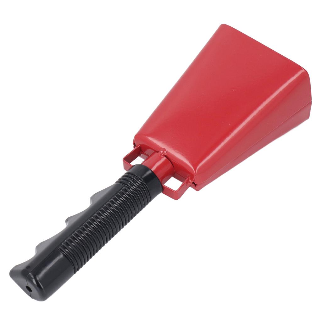 Cow Bell Metal PVC Ergonomic Handle Cheering Bell Noise Maker with Wrist Strap for Sports Events