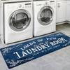 Laundry Room Runner Rug Non Slip Washable Waterproof Laundry Floor Mats for Home Washroom Bathroom Decoration