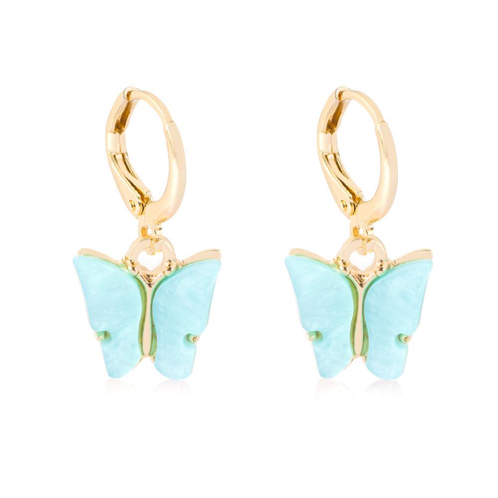 Stylish Butterfly Earrings Animal Design Chic Multicolor Womens Accessories Fashion