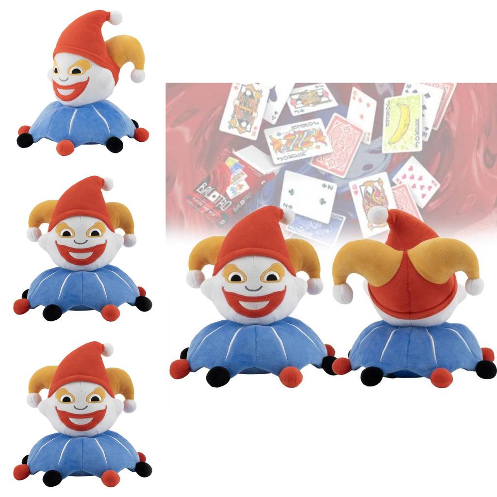 Adorable Balatro Jimbo Plush Soft Blue Clown Game Character Doll For Collectors