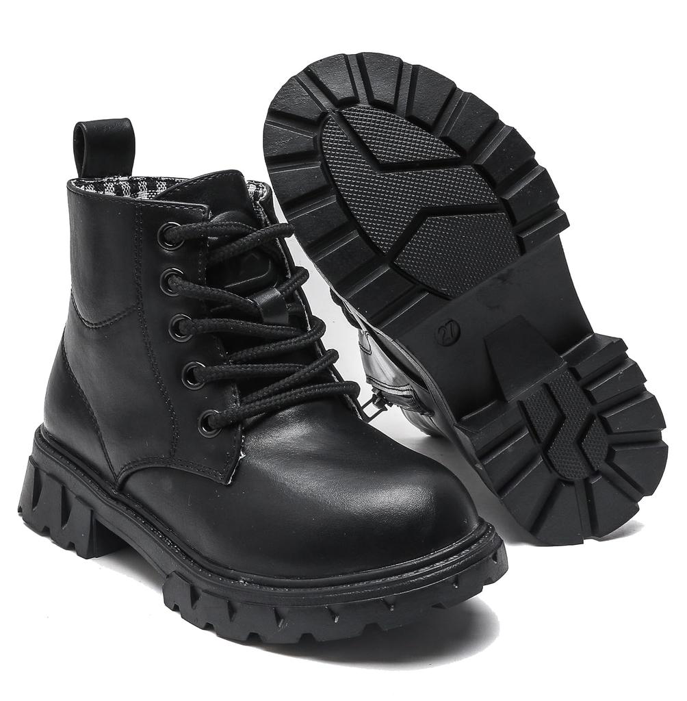 DADAWEN Short Boots for with Easy to Put On and Take Easy to Walk Great for Birthday 20cm Kids, Unisex, Lace-up Boots, Zipper, Off, in, Recitals,