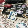 52pcs Vintage Letters Mini Box Stickers Scrapbooking Junk Journal Creative Stationery Decorative Sealing Stickers