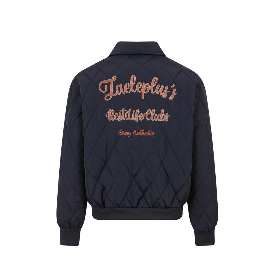 TaelePlus Унисекс Американская Ретро Стеганая Куртка-Бомбер Зимнее Хлопковое Пальто TP368 L