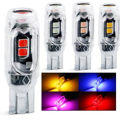 4PCS T10 Car Motorcycle Turn Light LED Signal Canbus 5SMD Beacon Gap Light Day Driving Reading License Plate Light
