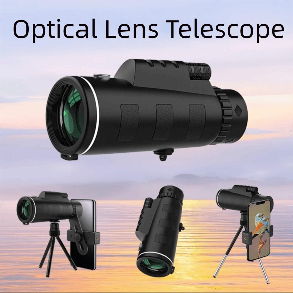 12X HD Zoom Telescope BAK4 Portable Monocular Telescope Mobile Phone Photography