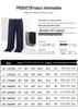 ROMON Men's Casual Loose Straight-Leg Cotton Pants