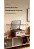 Retro Vinyl Player & Bluetooth Speaker with High-Fidelity Sound and Cassette Function - Perfect Gift