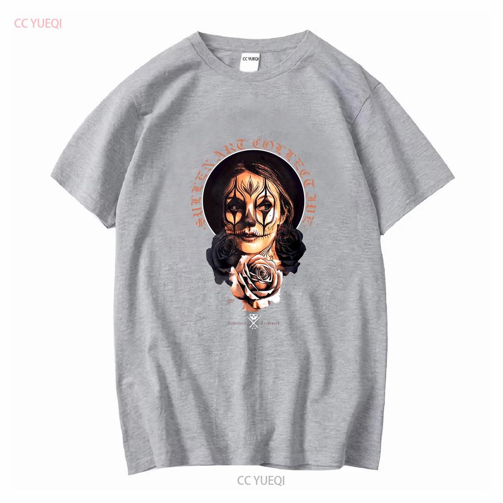 Sullen Mens T Shirt CRY LATER Tattoos Urban Design Skull Premium Quality Long or Short Sleeves Vintage Washed Unisex