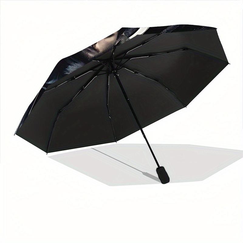 1pc Game of Thrones Design Automatic Open/Close Umbrella - Compact Travel Umbrella, Perfect Gift for Friends -Intricate Design Umbrella yy250811104